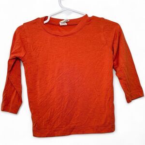 Kate Quinn Bamboo Long Sleeve Shirt 12-18 Month Orange Fall Pumpkin Halloween